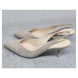 Size 9 Pelle Moda Mushroom Kid Suede Shoes
