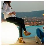 24in Outdoor Lighted Sphere Plug-In