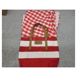 Coca Cola Picnic Bag w/ 6ft Round Table Cloth