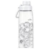 32oz Clear Water Bottle - BPA-Free Tritan