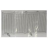 4pc Wood Fence 22x39in