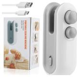 4ct Rechargeable Mini Bag Sealer w/Cutter