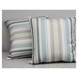 2pc Homey Cozy Throw Pillows 18x18in