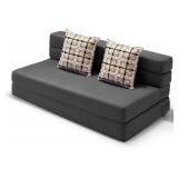 Queen ARTPLAN Convertible Sofa Bed w/ Memory Foam