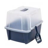 15x14x16in Split-Hood Cat Litter Box IRIS
