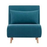 A&D Home Tustin Polyester Futon Chair 32x35.4in