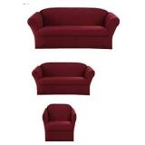 3pc Citi Mall Furniture Slipcover Set 32-96in