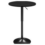 Yaheetech Round Bar Table, Adjustable 27.5-36in