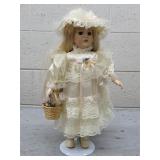 16.5in Porcelain Doll