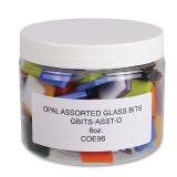 8oz Opal Assorted Fusible Glass Bits