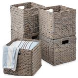 Best Choice 12x12in Cube Storage Baskets, Gray