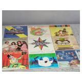 9pc Vintage Vinyl Records