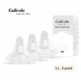 3ct Gulicola Baby Bottle Nipple 9+ Months