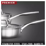 11pc Calphalon Premier Stainless Pan Set