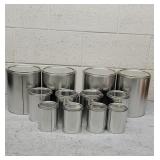 12pk Assorted Paint Cans with Lids
