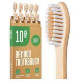 10pk VIVAGO Bamboo Toothbrushes