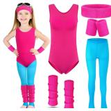 Kids 80s Workout Costume, Size in Description