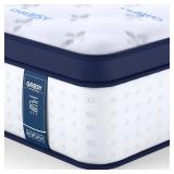 Queen 14' Hybrid Mattress Gel Foam 7-Zone Support
