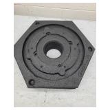 3pk Hexagonal Traffic Cone Holders, 18in