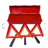 3pc Cortina Triangle Reflectors 19.5x5x.5x4.75in
