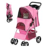 ZENY Foldable Pet Stroller 39.4x28.7x18.5in