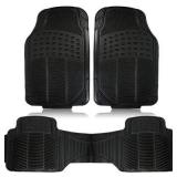 Zone Tech All Weather Car Floor Mats 3-Piece