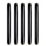 5ct Black Steel Cut Pipe  x36in
