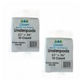 150ct Underpads 23x36in