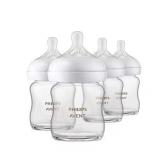 4pk Philips AVENT Glass Baby Bottle 4oz