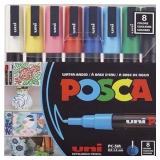 8pc Posca Paint Market Set