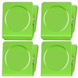 8pk Green Magnetic Clips, 2.2in