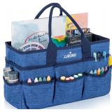 JJRING Craft Tote Bag Organizer, Blue