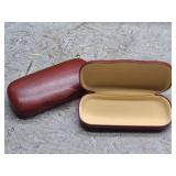 10pc Faux Leather Glasses Case