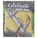 Celebrate Each Day Garden Flag 12.5x18in