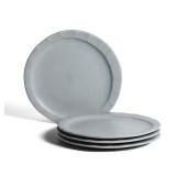 4pc Oasis Light Blue Plates 10.2in