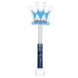 17in LED Crown Wand with Crystal Ball