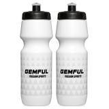 2ct GEMFUL Sports Squeeze Water Bottle 24oz
