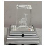 Light Up Stand w/Crystal 5x4.25in