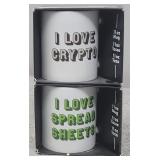2pc Assorted Coffee Mugs 11oz