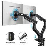 FlowLift Dual Monitor Desk Mount 13-32in Screens