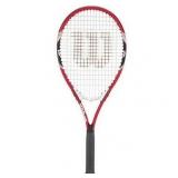 Wilson Federer Adult Tennis Racket, Red-white