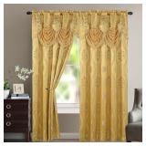 2ct Elegant Comfort Aurora Curtains 54x84in
