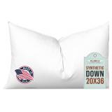 Pillowflex Synthetic Down Insert 20x36 in