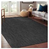 Aloha Indoor/Outdoor Rug, 10x14ft, Dark Grey