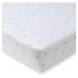 Burt's Bees Baby Fitted Crib Sheet 28x52in
