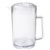 2pk Clear Pitcher with Lid, 64oz