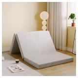 Twin XL 4-Inch Tri Folding Memory Foam Topper