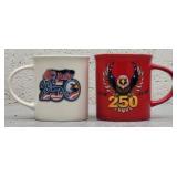 2pk 4th of July Ceramic Mugs