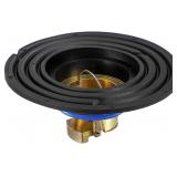 2pk uxcell Odor Proof Brass Floor Drain, 1.9 3.9in