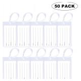 50pk Luggage Tags for Suitcases & Travel 4.2x2.5in